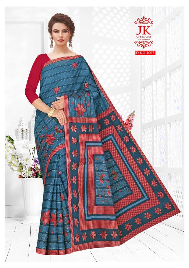 Jk Vaishali Special Edition 1 Fancy Casual Daily Wear Cotton Saree Collection